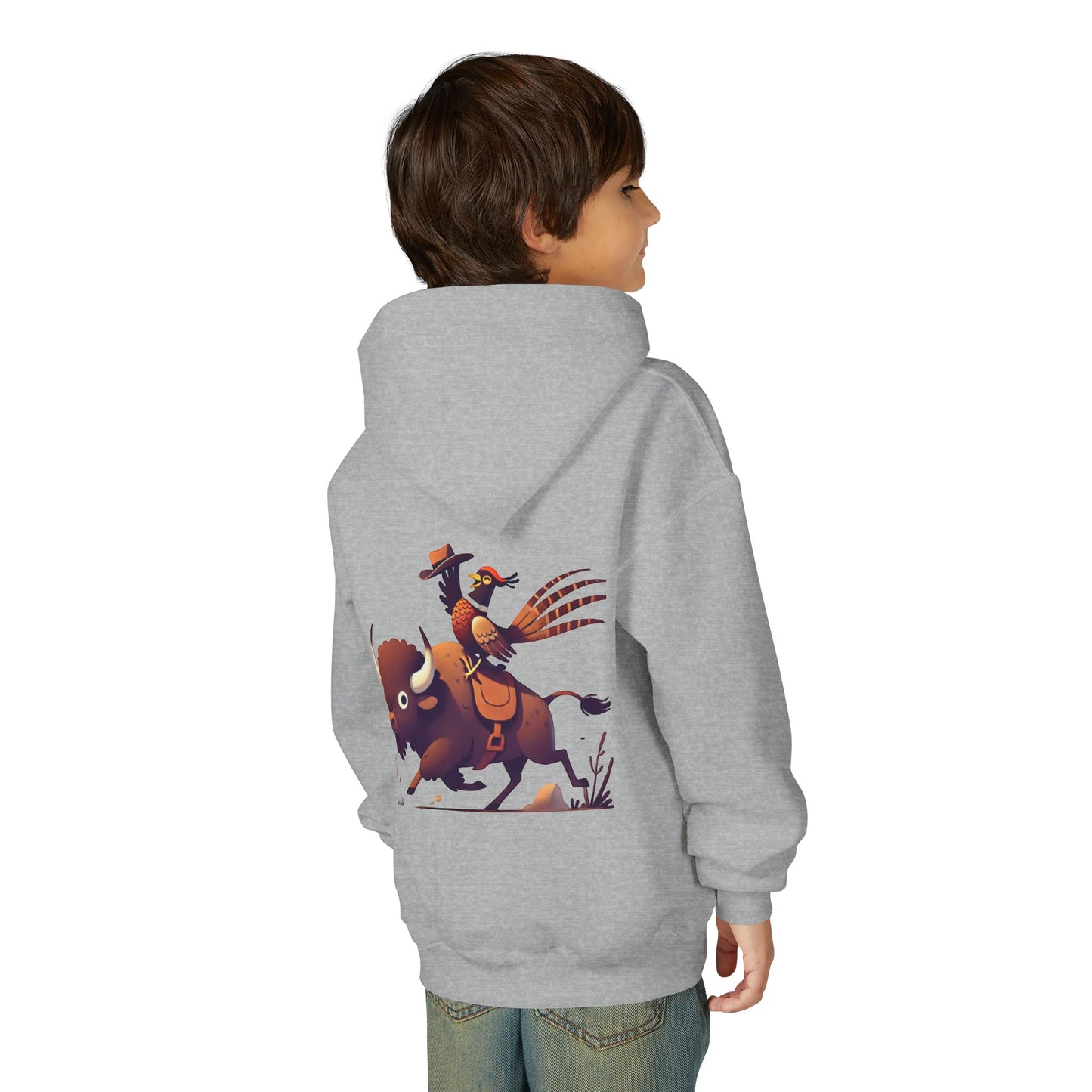 Kids Cackle Buffalo Hoodie