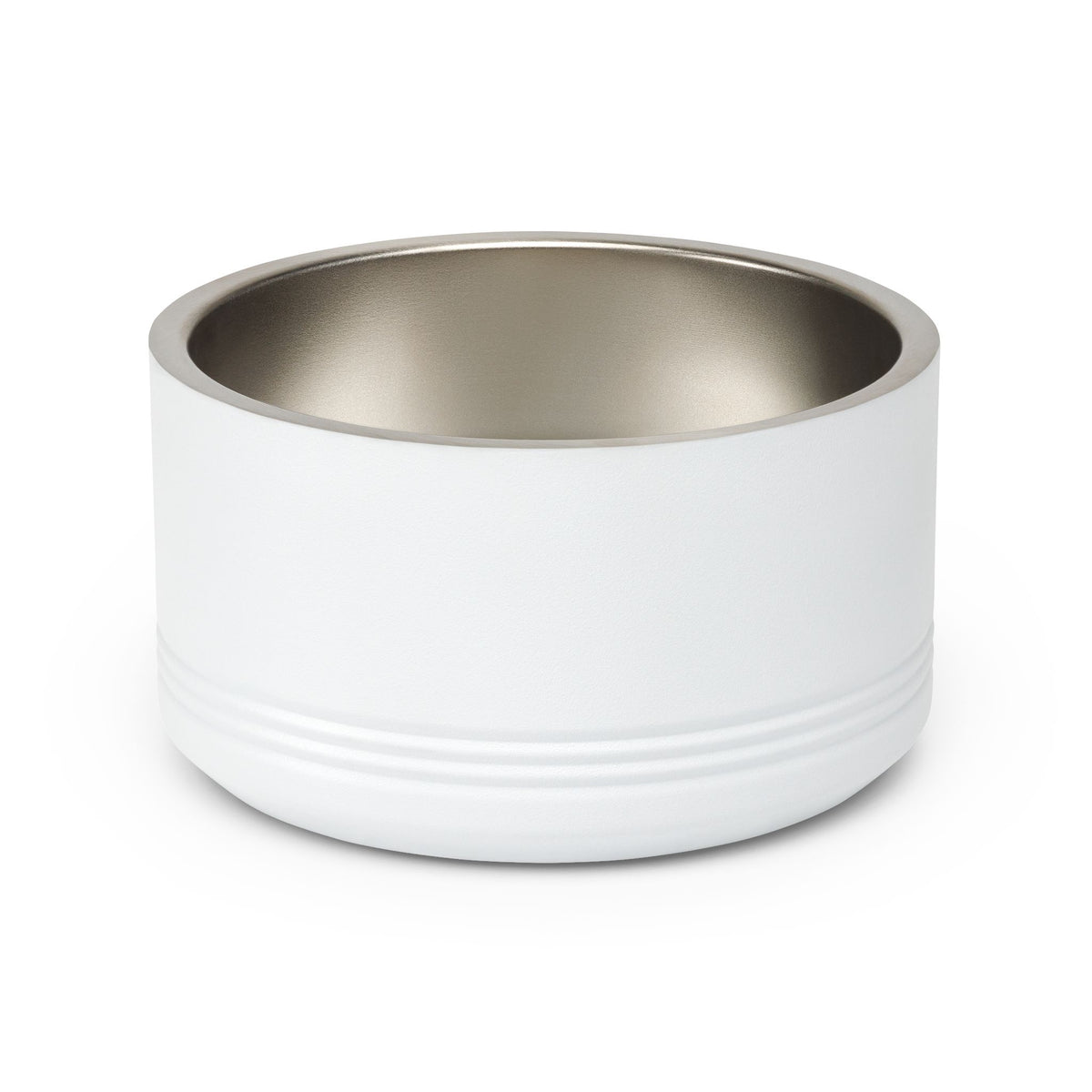 Cackle Logo Stainless Steel Pet Bowl — 18 oz