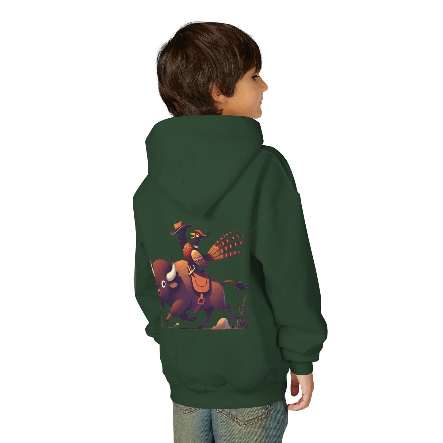 Kids Cackle Buffalo Hoodie
