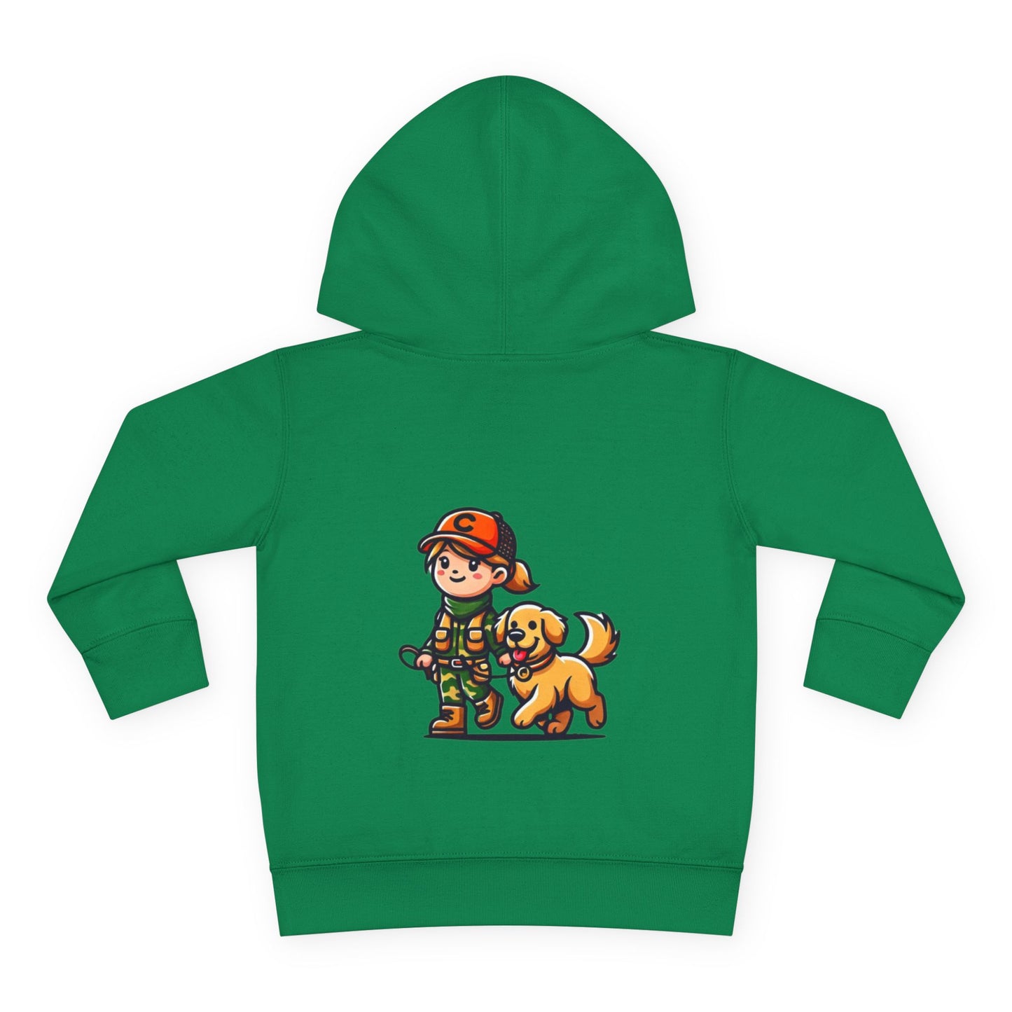 Girl and Her Dog Toddler Hoodie