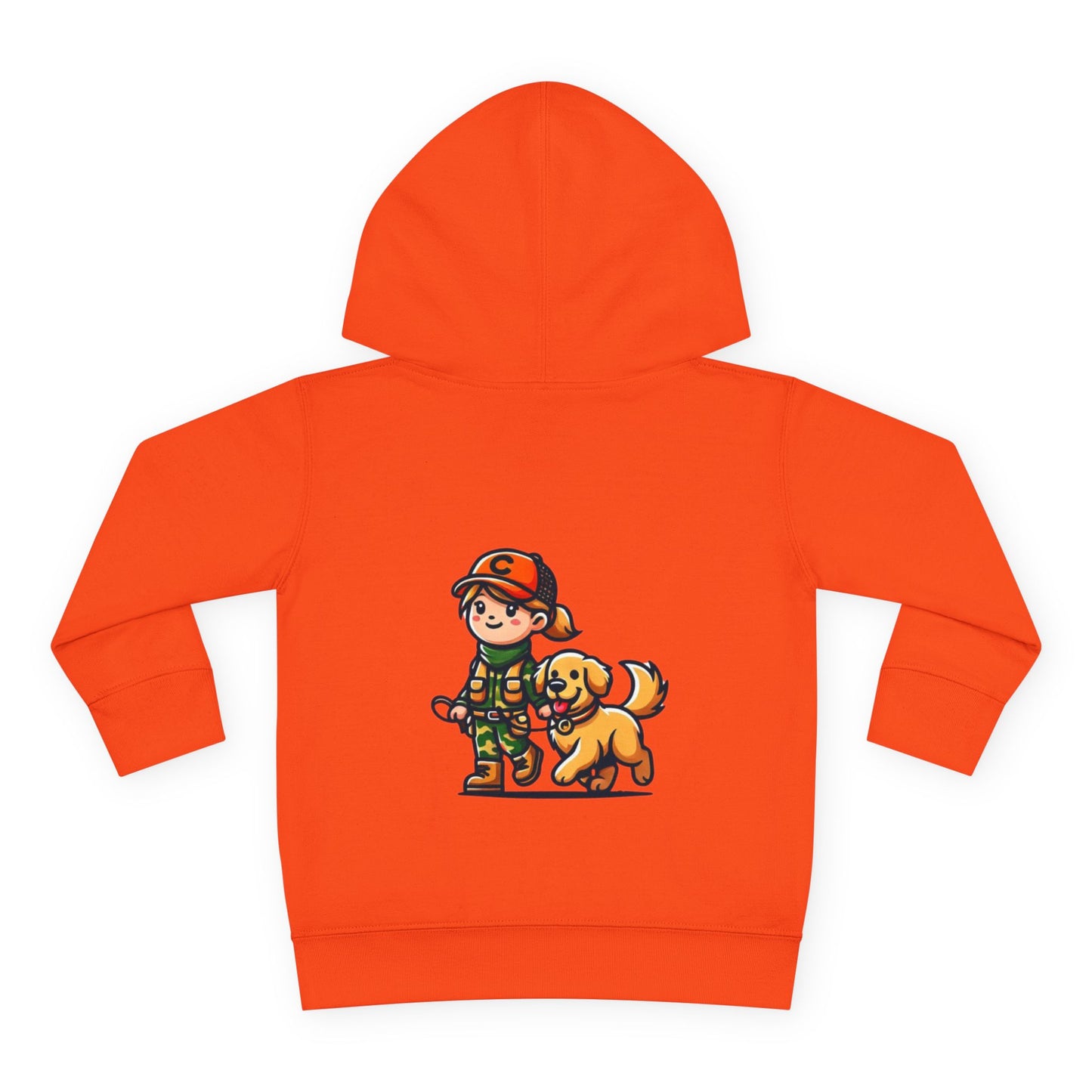 Girl and Her Dog Toddler Hoodie