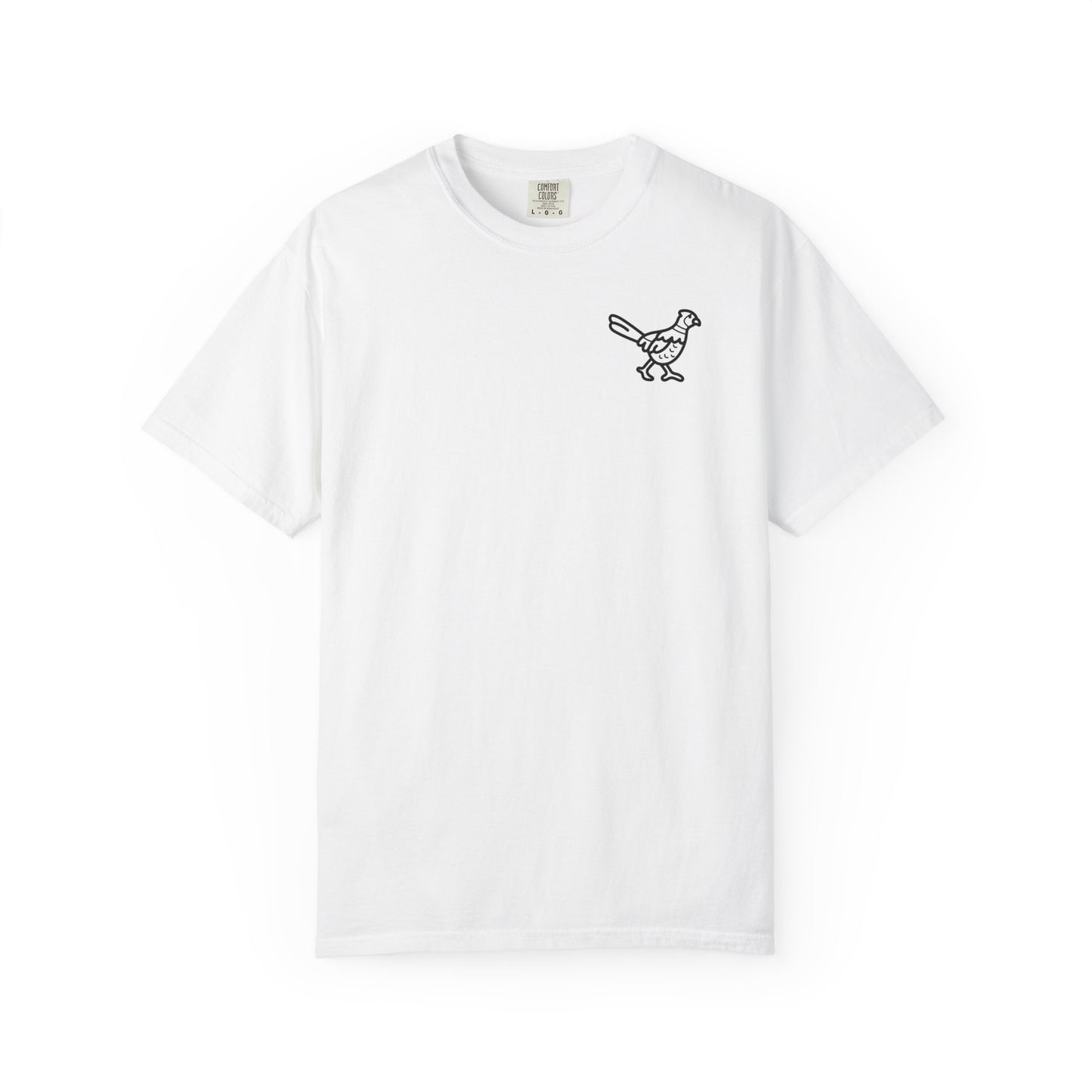 Pheasant Hunting Graphic T-Shirt — "Cackle Clothing Company" Outdoor Shooter Tee