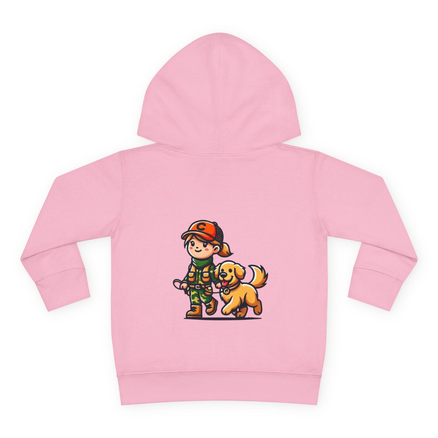 Girl and Her Dog Toddler Hoodie
