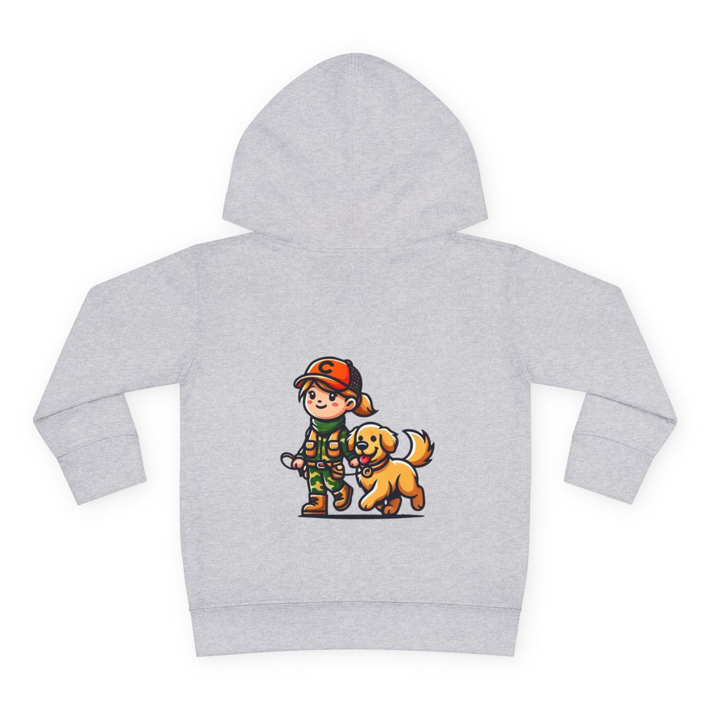 Girl and Her Dog Toddler Hoodie