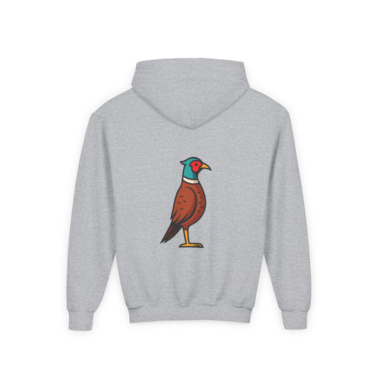 Kids Cartoon Cackle Bird Hoodie