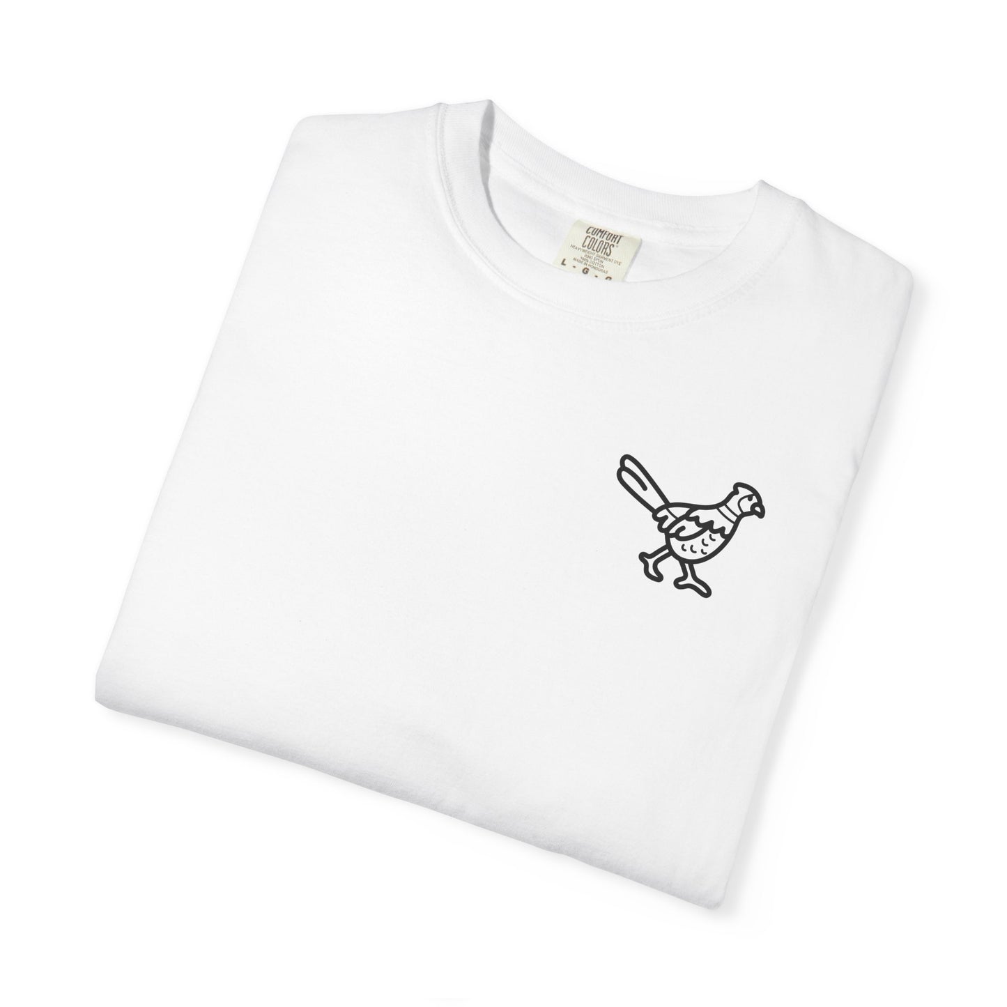 Pheasant Hunting Graphic T-Shirt — "Cackle Clothing Company" Outdoor Shooter Tee