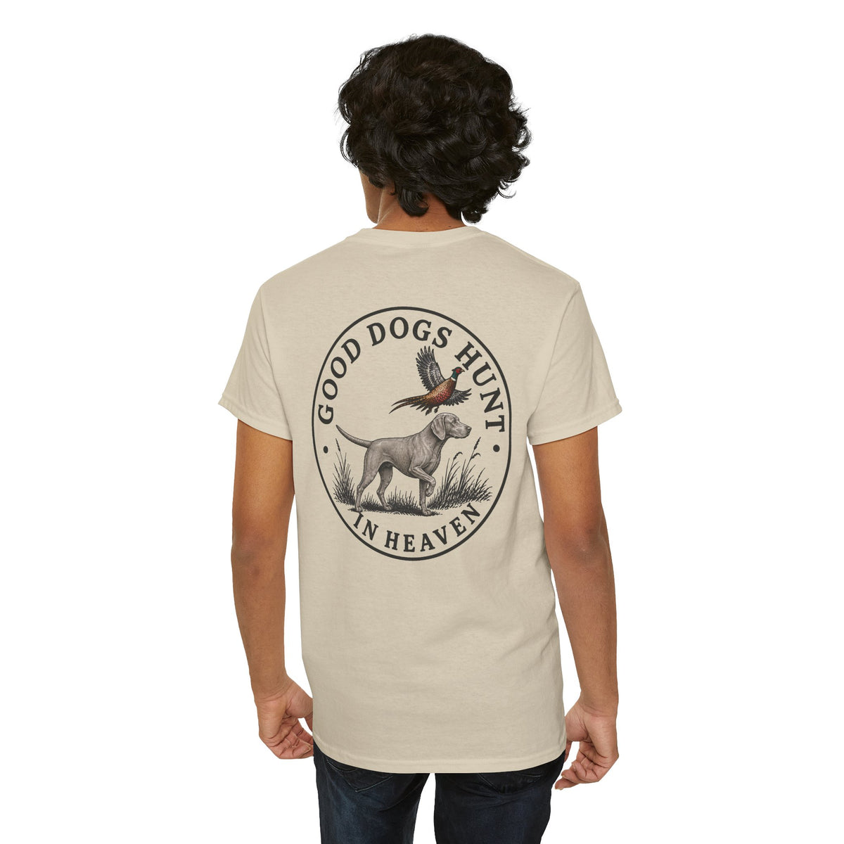 Weimaraner "Hunt In Heaven"