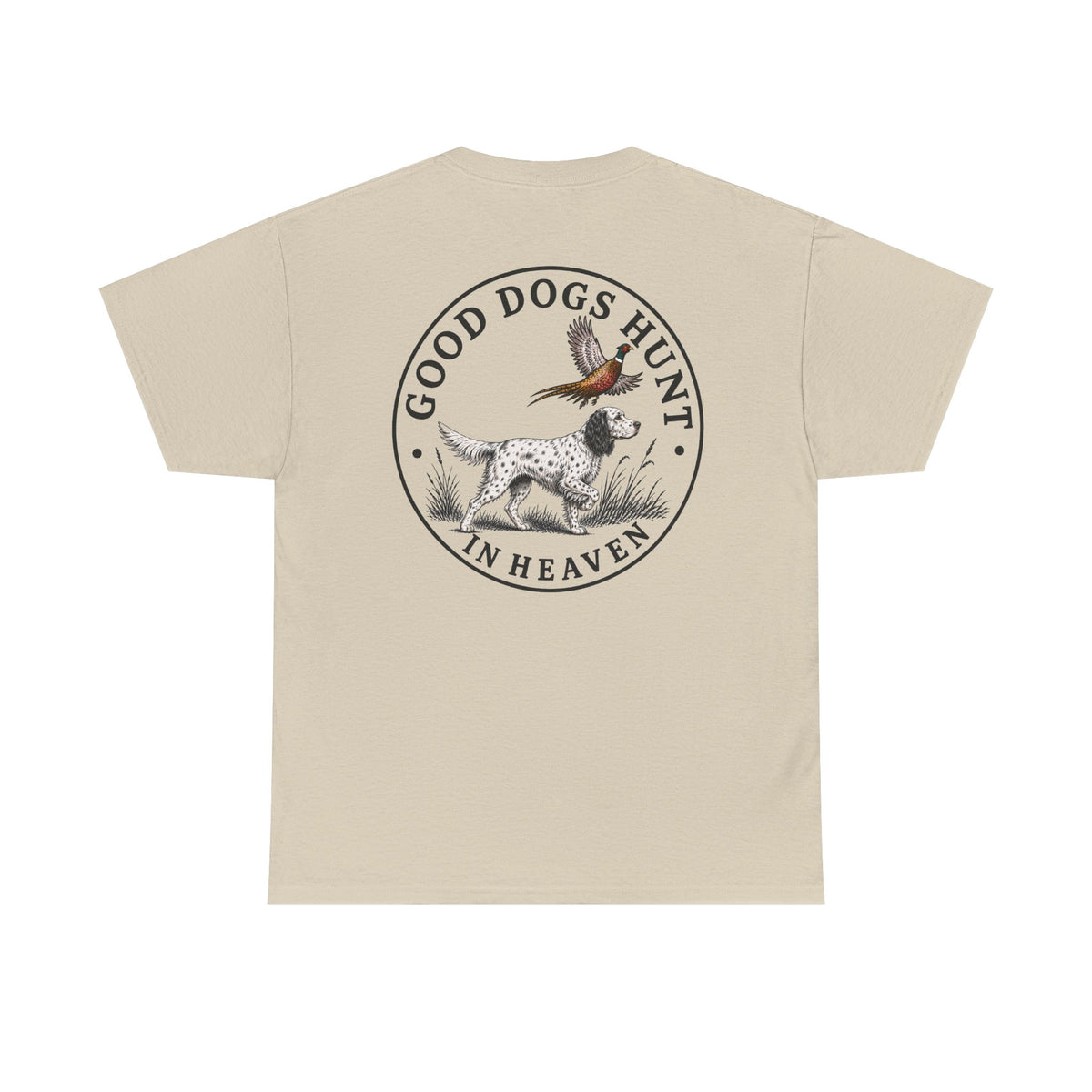 English Setter "Hunt In Heaven"