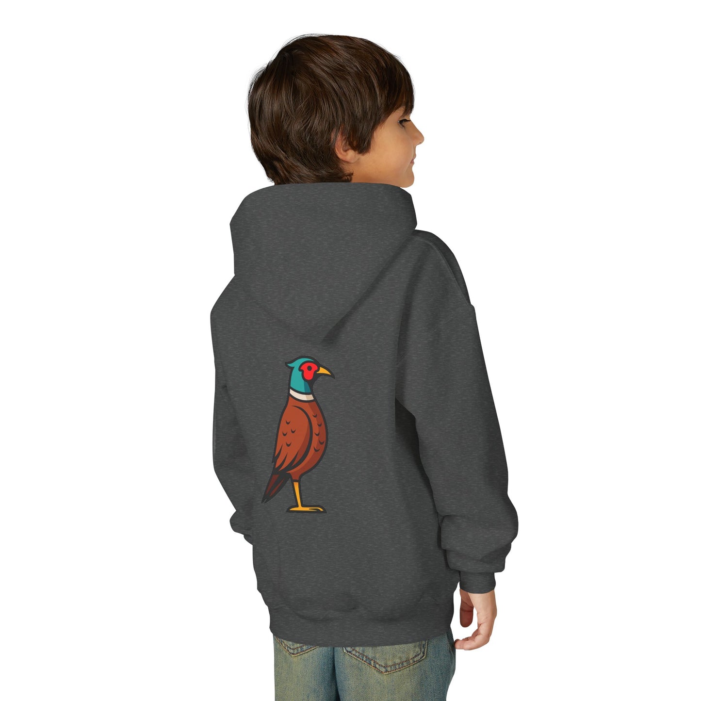 Kids Cartoon Cackle Bird Hoodie