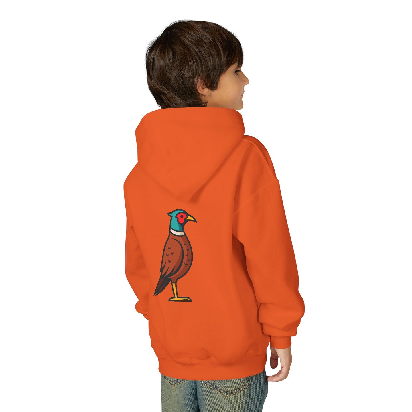 Kids Cartoon Cackle Bird Hoodie
