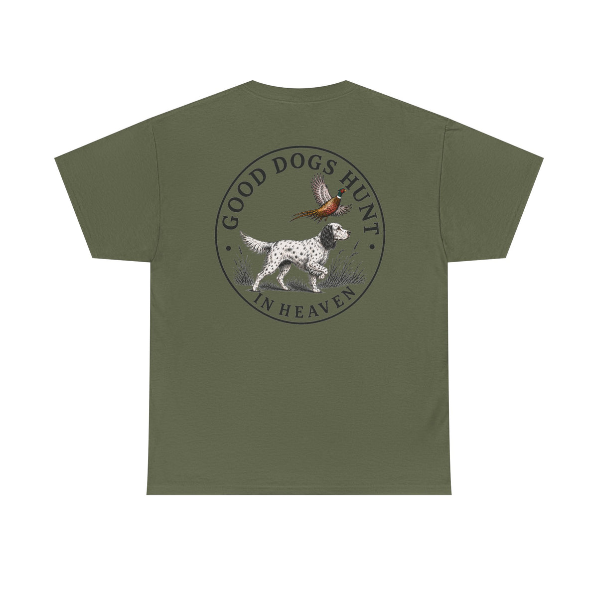 English Setter "Hunt In Heaven"