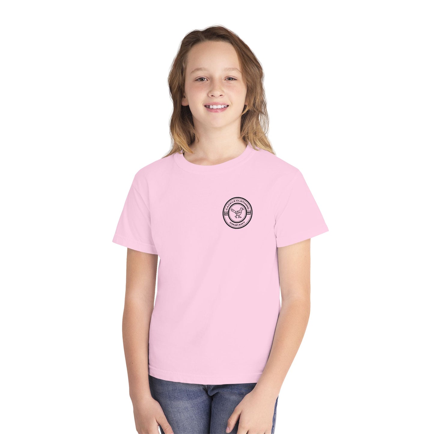 Youth Tee — Surfing Pheasant Graphic Tee (Mint)