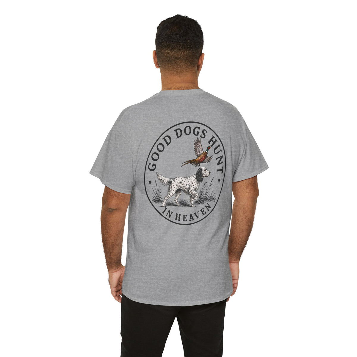 English Setter "Hunt In Heaven"