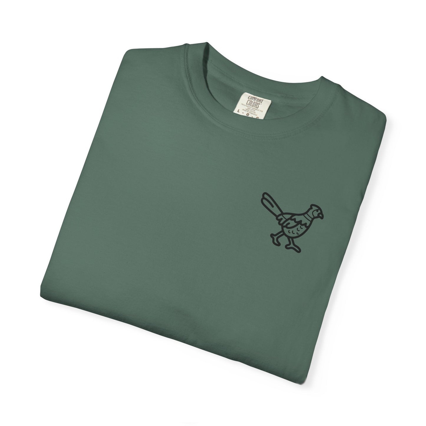 Pheasant Hunting Graphic T-Shirt — "Cackle Clothing Company" Outdoor Shooter Tee