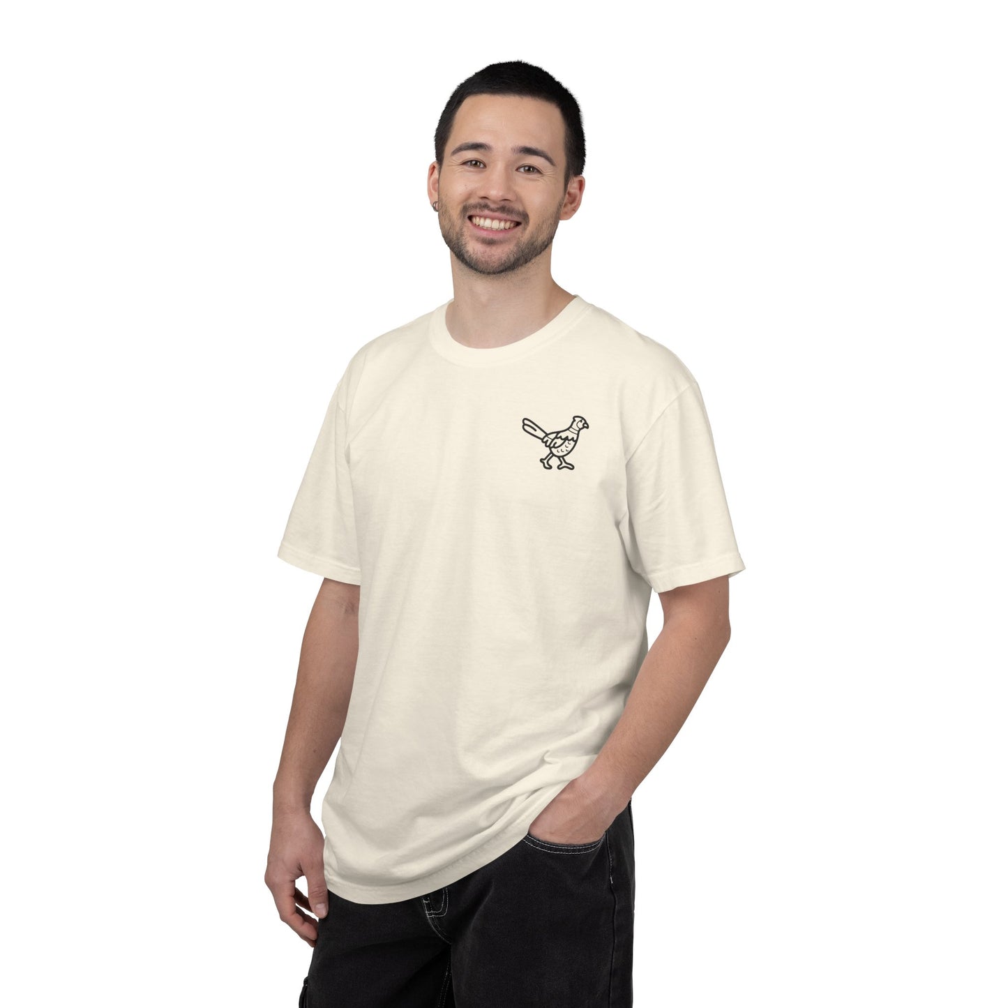 Pheasant Hunting Graphic T-Shirt — "Cackle Clothing Company" Outdoor Shooter Tee