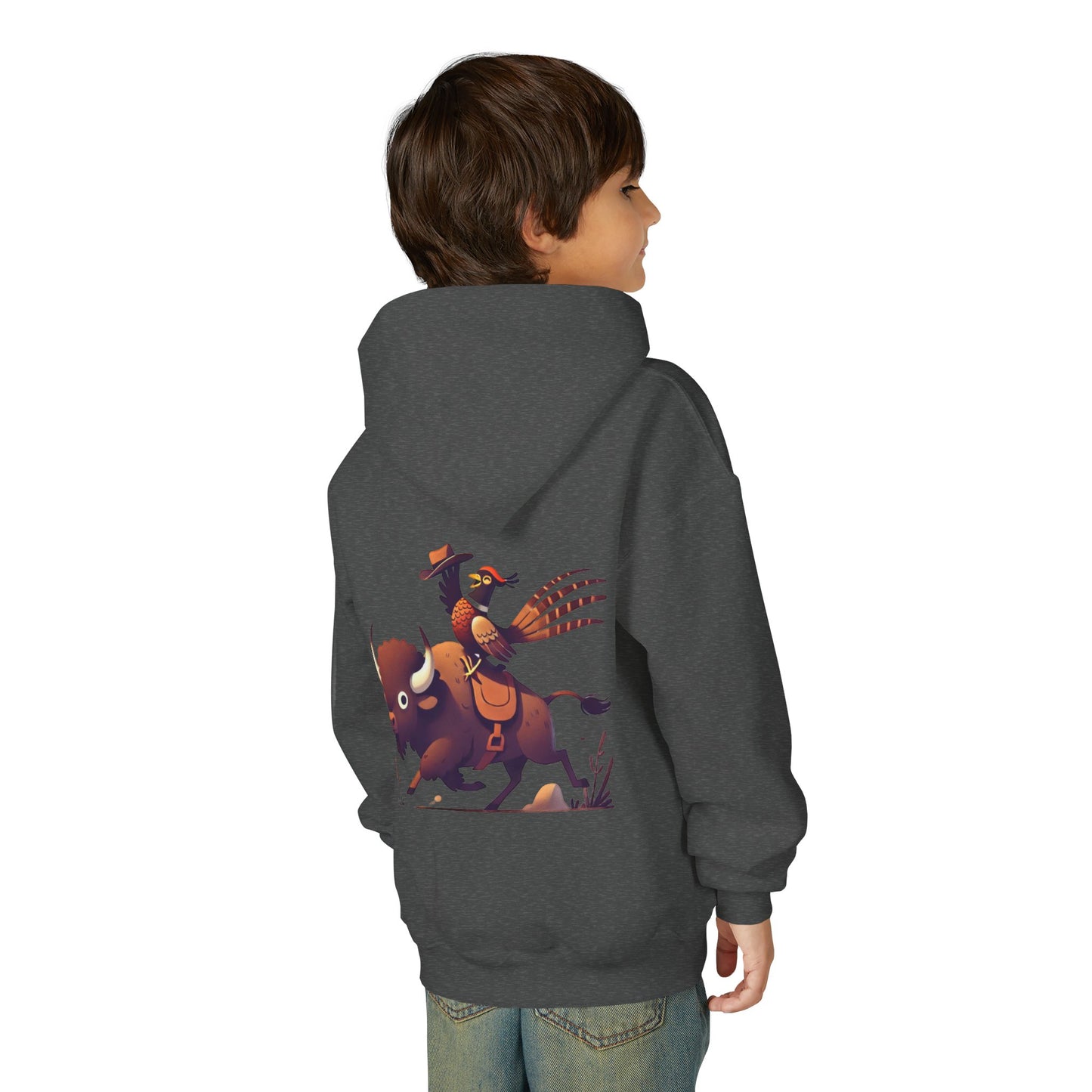 Kids Cackle Buffalo Hoodie
