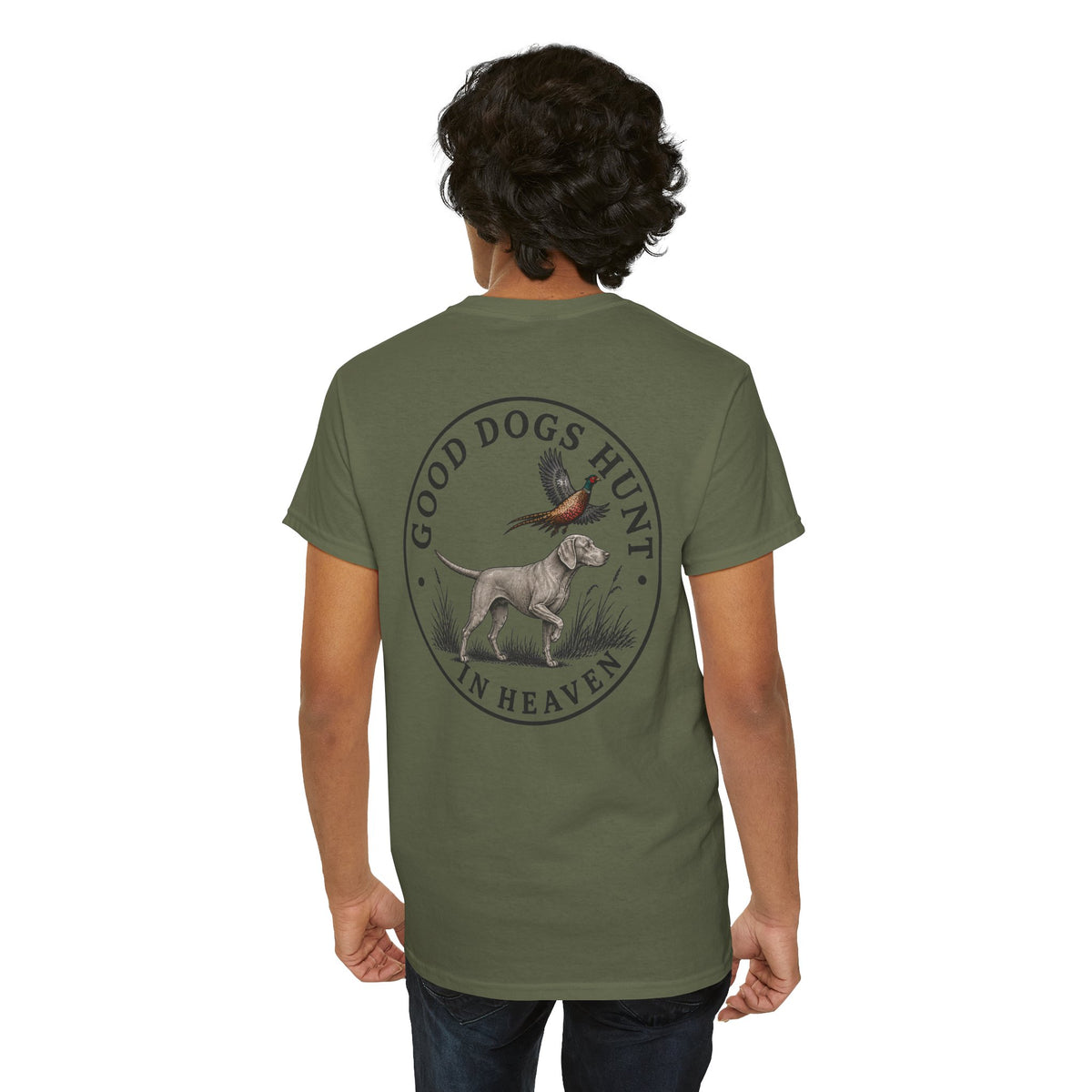 Weimaraner "Hunt In Heaven"