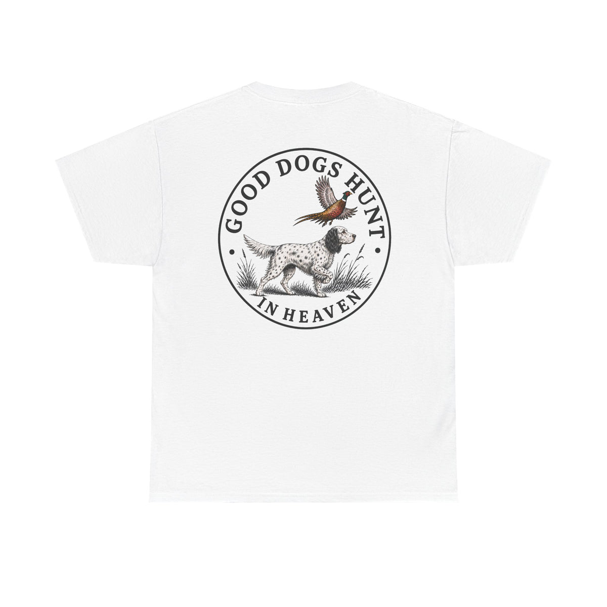 English Setter "Hunt In Heaven"