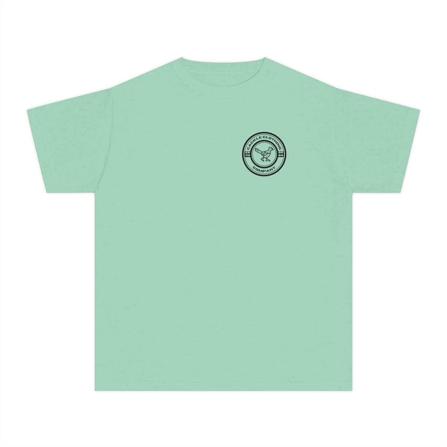 Youth Tee — Surfing Pheasant Graphic Tee (Mint)