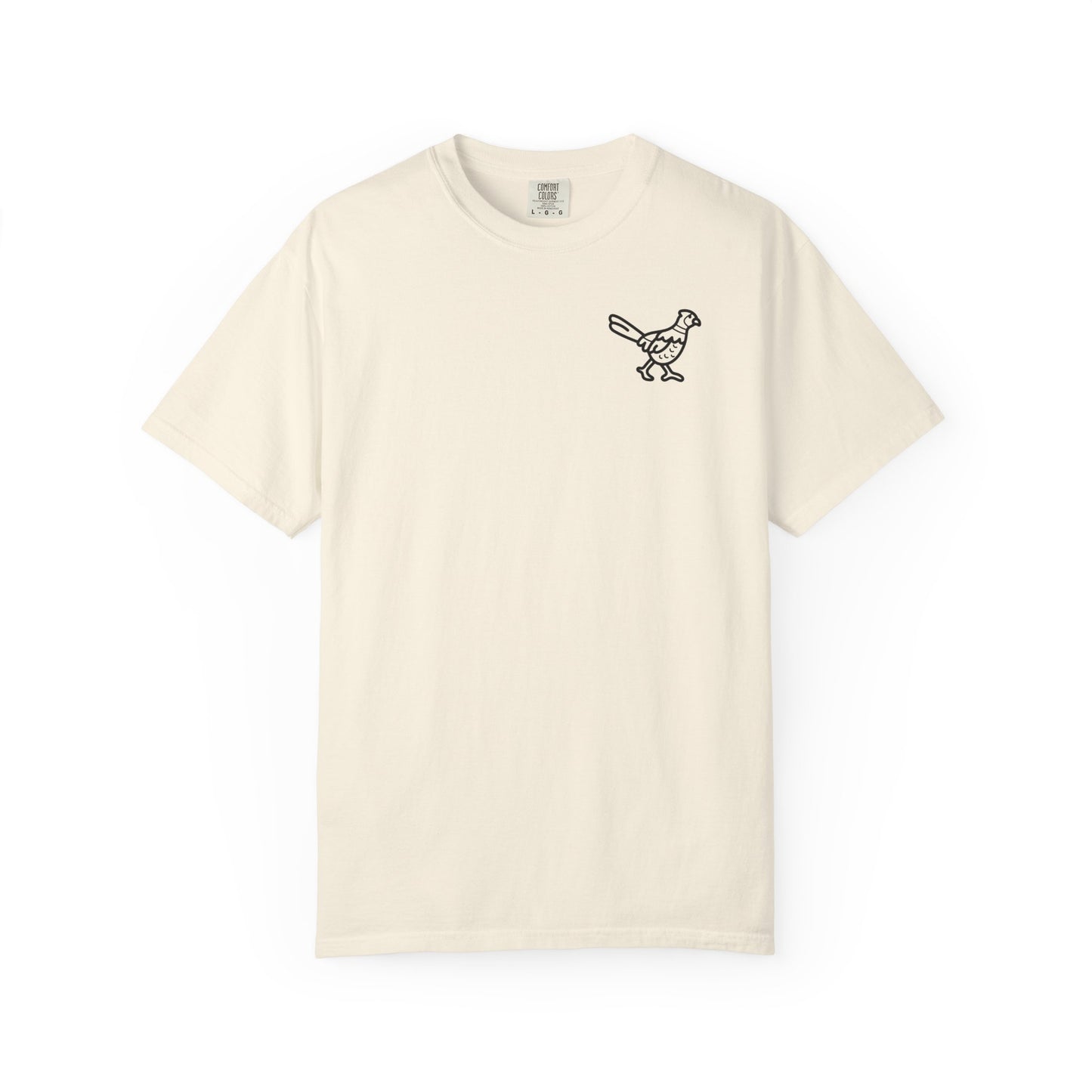 Pheasant Hunting Graphic T-Shirt — "Cackle Clothing Company" Outdoor Shooter Tee