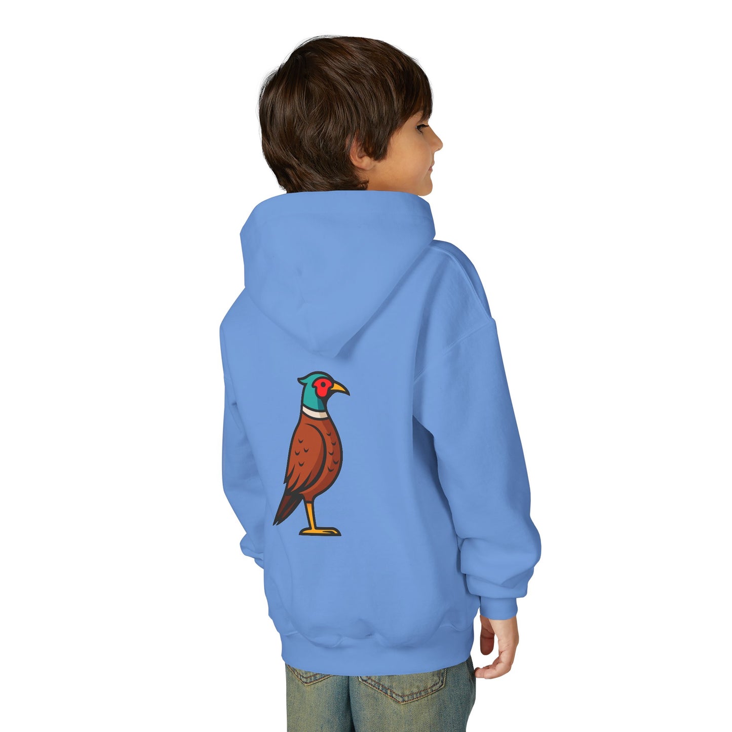 Kids Cartoon Cackle Bird Hoodie