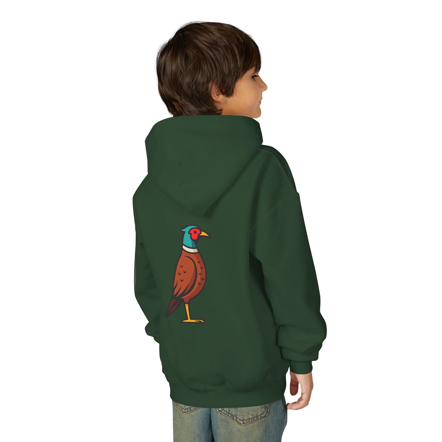 Kids Cartoon Cackle Bird Hoodie