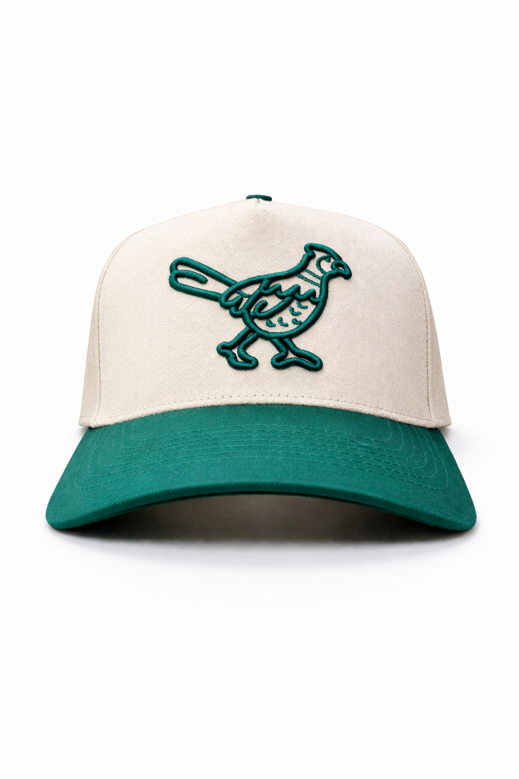 Logo Hat Tan/Green