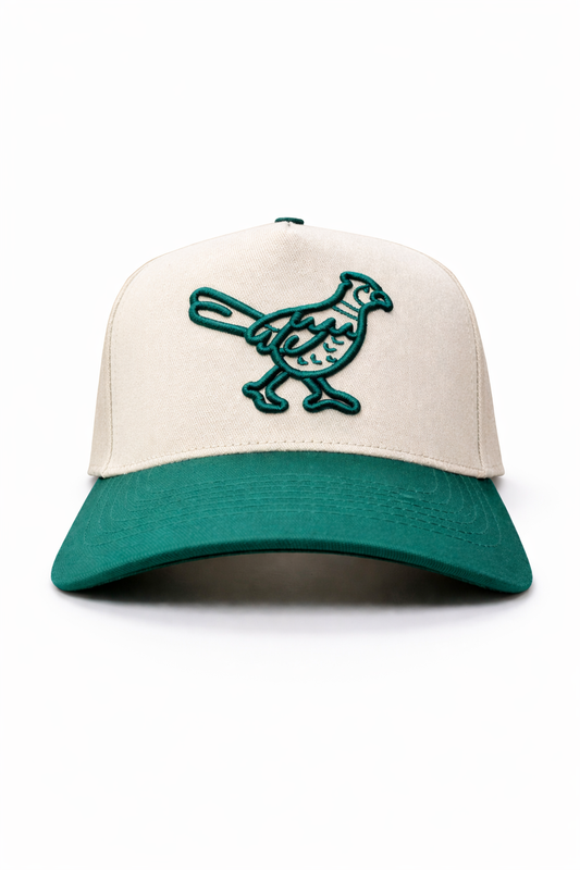 Logo Hat Tan/Green